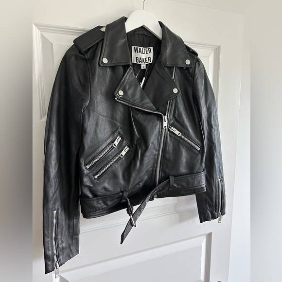 Walter Baker Allison Jacket, Black - Leather - Picture 2 of 6